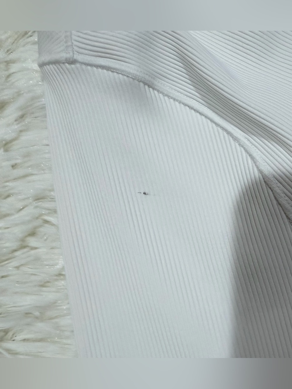 NEW! Women’s Nike Zenvy Rib Dri-FIT Cropped Training Short-Sleeve Top - Size XS - Picture 8 of 9